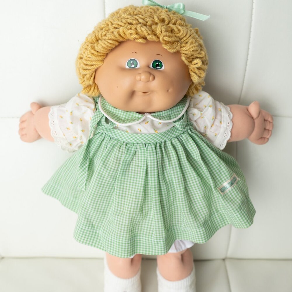 Vintage 1980's Cabbage Patch Doll with Gold Hair